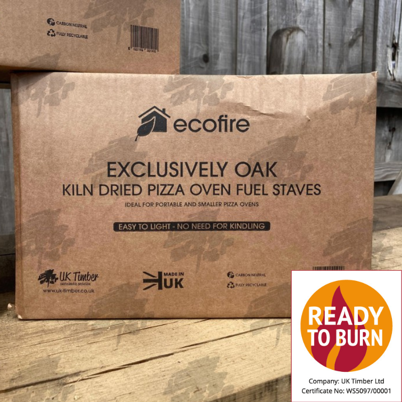 Exclusively Oak Kiln Dried Pizza Oven Fuel Staves | Collection