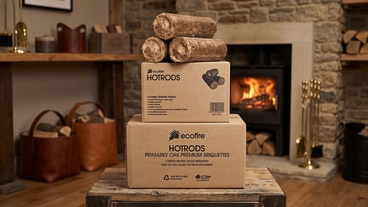 Ecofire HotRods Hardwood Briquettes