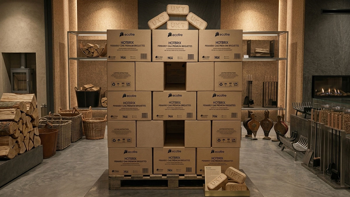 Ecofire HotBrix Hardwood Briquettes
